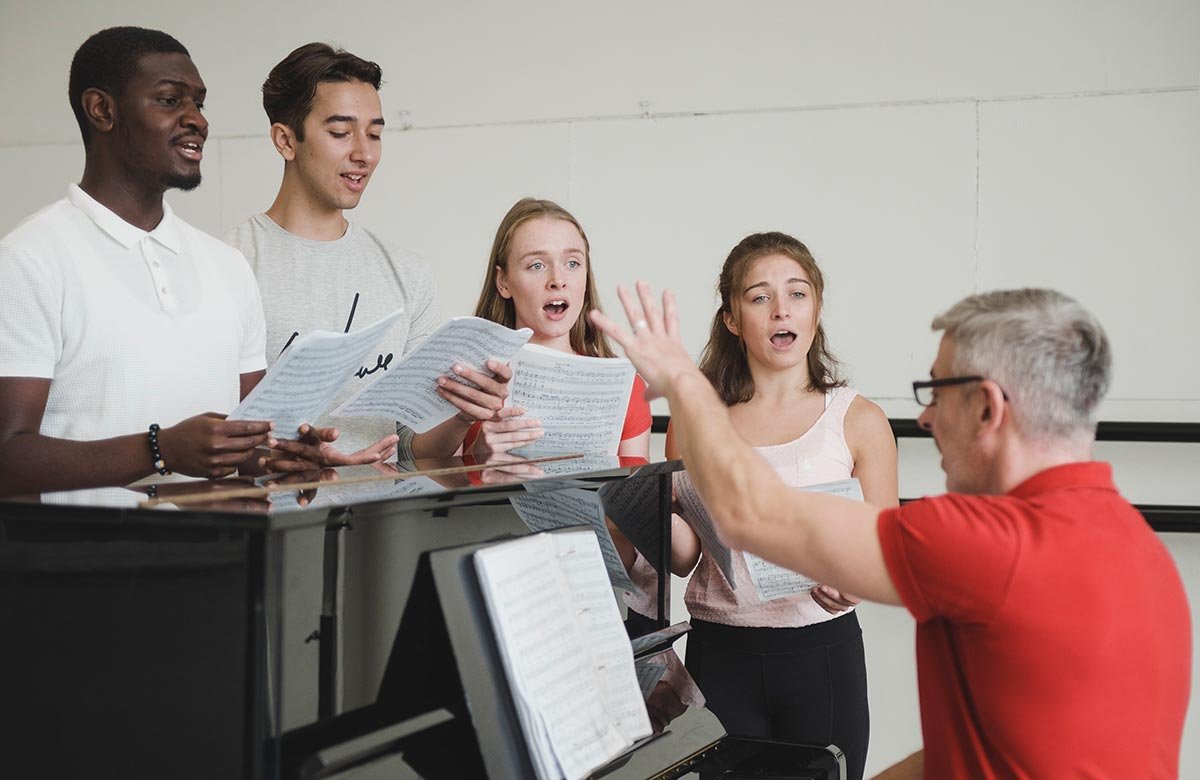 Voice training class